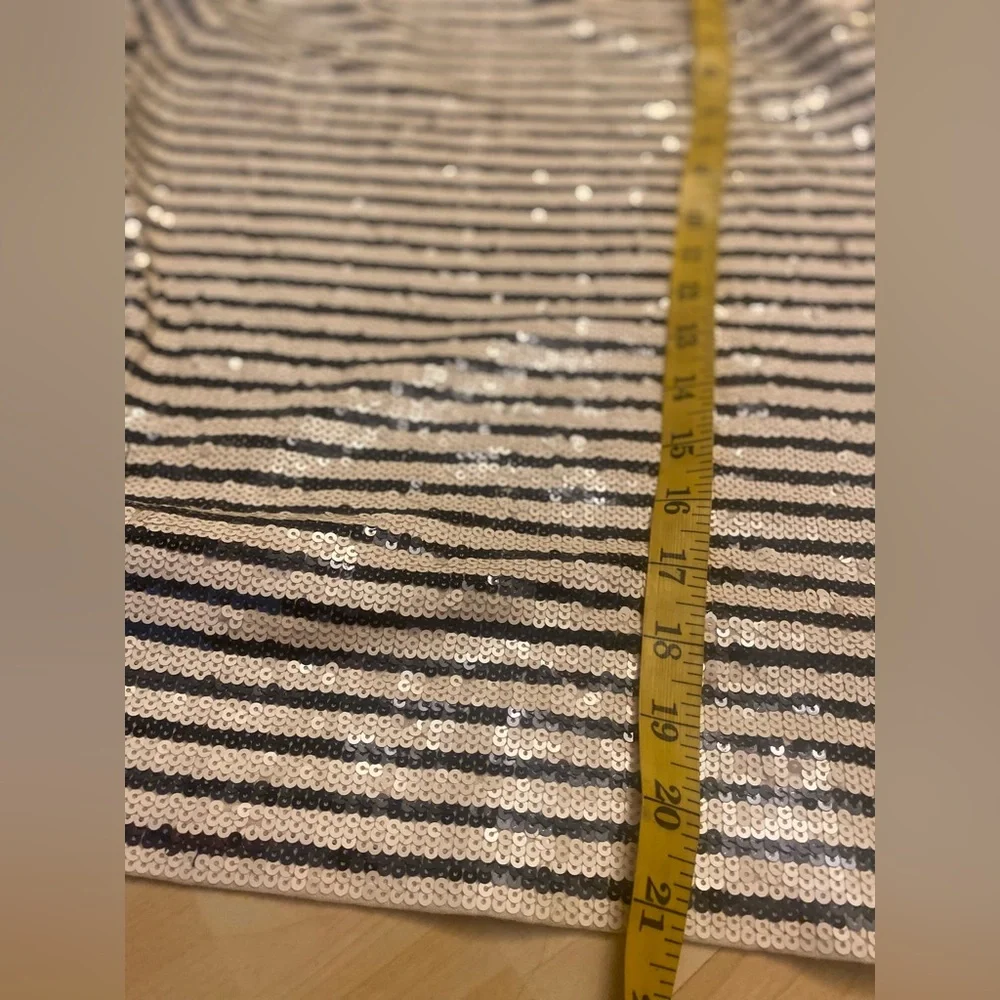JCrew sequence Striped Black and White Women's Top